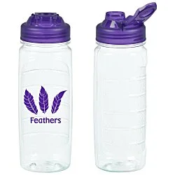 Refresh Clutch Water Bottle with Flip Lid - 20 oz. - Clear