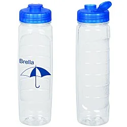 Refresh Clutch Water Bottle with Flip Lid - 28 oz. - Clear