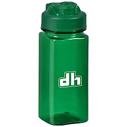 PolySure Squared-Up Water Bottle with Flip Lid - 16 oz.