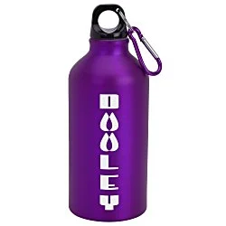 Aluminum Water Bottle with Carabiner - 16 oz. - Matte - 24 hr