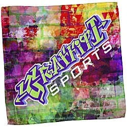Full Colour Microfibre Refresher Towel - 12" x 12"