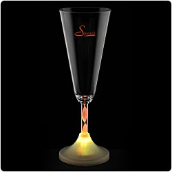 Champagne Glass with Light-Up Spiral Stem - 7 oz.