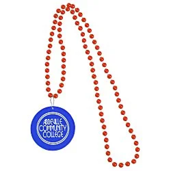 Mardi Gras Beads with Medallion