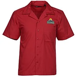 Stain Resist Poplin Camp Shirt - Men's