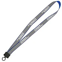 Reflective Lanyard - 3/4" - 32" - Plastic O-Ring