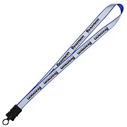 Reflective Lanyard - 3/4" - 32" - Snap Buckle Release