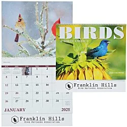 Birds of North America Calendar - Spiral