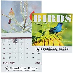 Birds of North America Calendar - Stapled