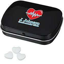 Mint Tin with Shaped Mints - Heart