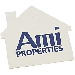 High-Density Pulpboard Coaster - House - White