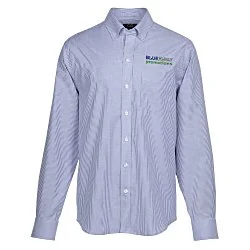 Cutter & Buck Epic Easy Care Stretch Oxford Stripe Shirt - Men's