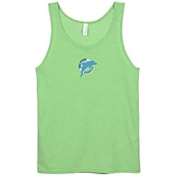 Bella+Canvas Unisex Jersey Tank - Tri-Blend - Embroidered