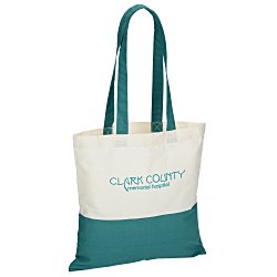 Colour Accent Cotton Sheeting Tote