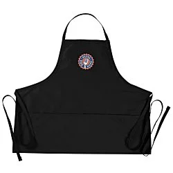 E-Z Slide Bib Apron with Three Pockets