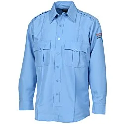 Polyester Long Sleeve Security Shirt