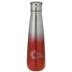 Ombre Peristyle Vacuum Bottle - 16 oz. - Laser Engraved