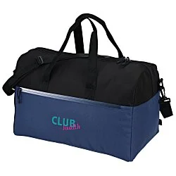 Ombre Zip Accent Duffel - Embroidered