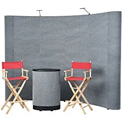 Standard Curved Floor Display - 10' - Blank - Kit