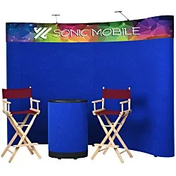 Standard Curved Floor Display - 10' - Header - Kit