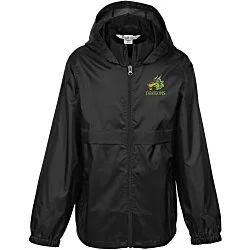 Zone Lightweight Hooded Jacket - Youth - Emb