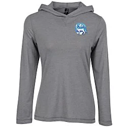 Primease Tri-Blend Hooded Tee - Ladies' - Embroidered