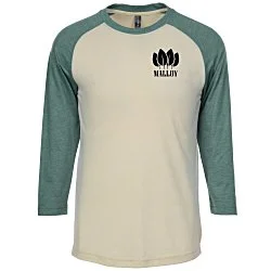 Primease Tri-Blend Raglan 3/4-Sleeve Shirt