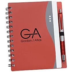 Bellevue Spiral Notebook with Stylus Pen