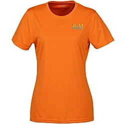 Spin Dye Jersey Tee - Ladies' - Embroidered