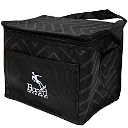 Tonal Zig Zag Accent Lunch Cooler - 24 hr