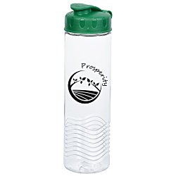 Clear Impact Twist Water Bottle with Flip Lid - 24 oz.