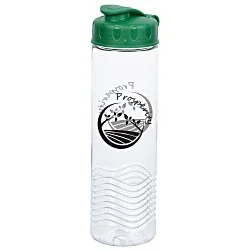 Clear Impact Twist Water Bottle with Flip Lid - 24 oz.