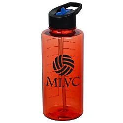 Mountain Bottle with Two-Tone Flip Straw Lid - 36 oz.