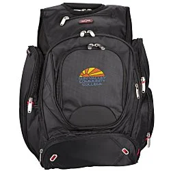 elleven Checkpoint-Friendly Laptop Backpack - Embroidered