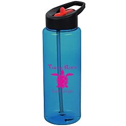 Guzzler Sport Bottle with Two-Tone Flip Straw Lid - 32 oz.