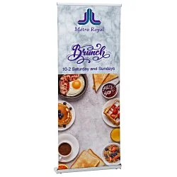 Stratus Retractable Banner Display - 31-1/2"