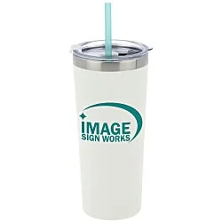 Colma Vacuum Tumbler with Straw - 22 oz.