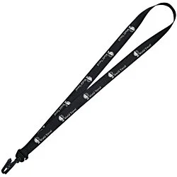 Trapezoid Lanyard - 3/4" - 32" - Plastic Bulldog Clip