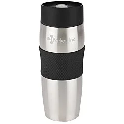 Checker Vacuum Tumbler - 16 oz. - Laser Engraved