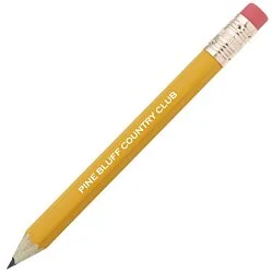 Hex Golf Pencil with Eraser