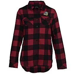 Burnside Woven Plaid Flannel Shirt - Ladies'