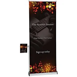 Barracuda Retractable Banner Display with Literature Pocket