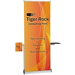 Barracuda Retractable Banner Display with Table & Literature Pocket