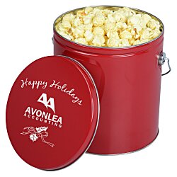 Butter Popcorn Tin - 1-Gallon