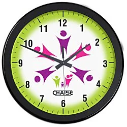 Full Colour Wall Clock - 14"