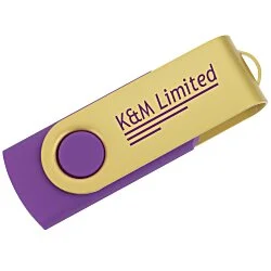 Swivel USB-C Drive - Gold - 8GB