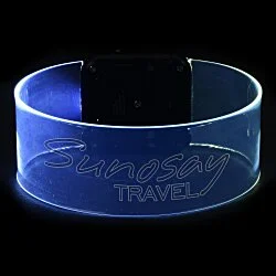 Cosmic Multicolour LED Bracelet - Laser Engraved