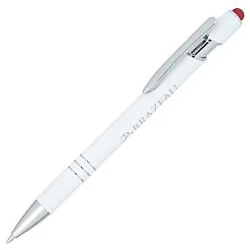 Textari Soft Touch Stylus Metal Pen - White