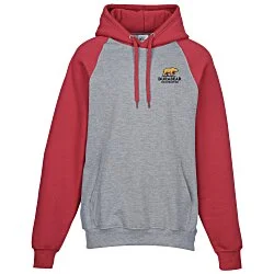 Everyday Fleece Two-Tone Hooded Sweatshirt - Embroidered