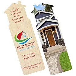 Full Colour Paper Bookmark - House