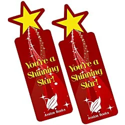 Full Colour Paper Bookmark - Star